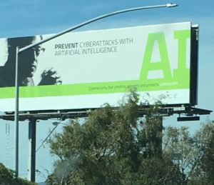 Cylance marketing billboard highway 101